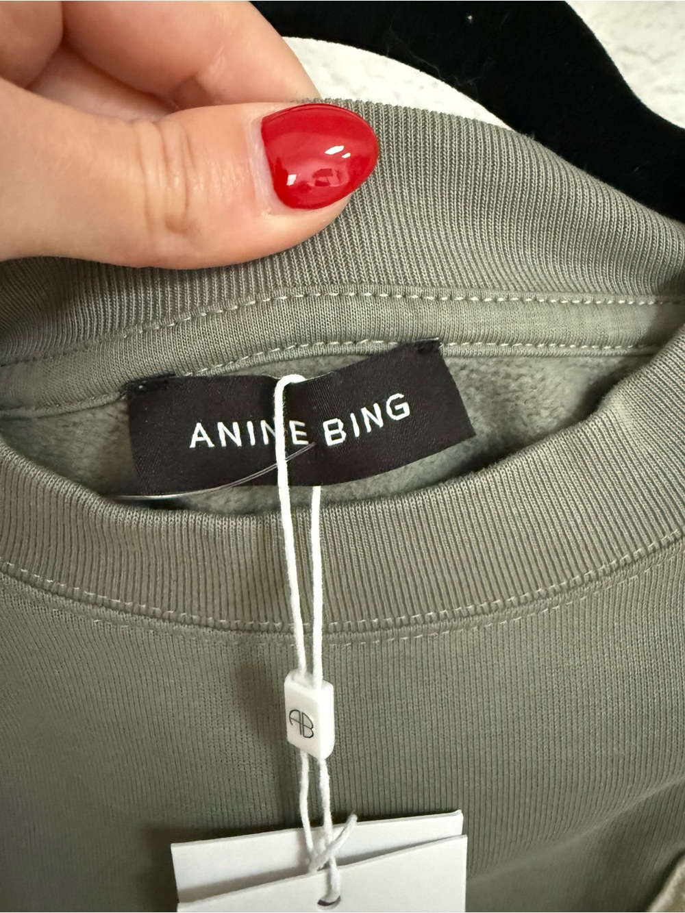 NWT Anine Bing Miles Letterman Sweatshirt - Picture 4 of 8